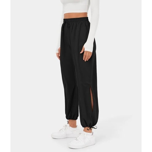 NWT Halara Breezeful Highwaisted Drawstring Split Tie Hem Jogger Pants Size S - Picture 1 of 16
